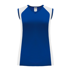 Athletic Knit (AK) BA601L-206 Ladies Royal Blue/White Softball Jersey