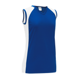 Athletic Knit (AK) LF601L-206 Ladies Royal Blue/White Field Lacrosse Jersey
