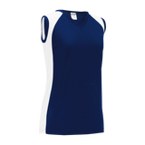 Athletic Knit (AK) BA601L-216 Ladies Navy/White Softball Jersey