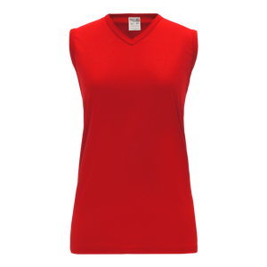 Athletic Knit (AK) V635L-005 Ladies Red Volleyball Jersey
