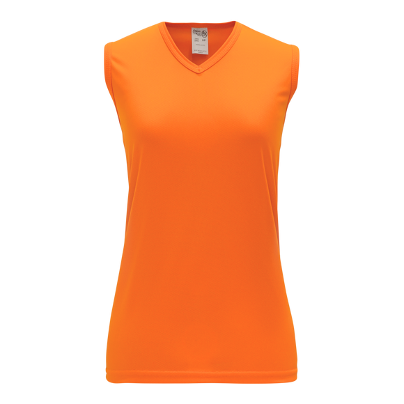 Athletic Knit (AK) V635L-064 Ladies Orange Volleyball Jersey