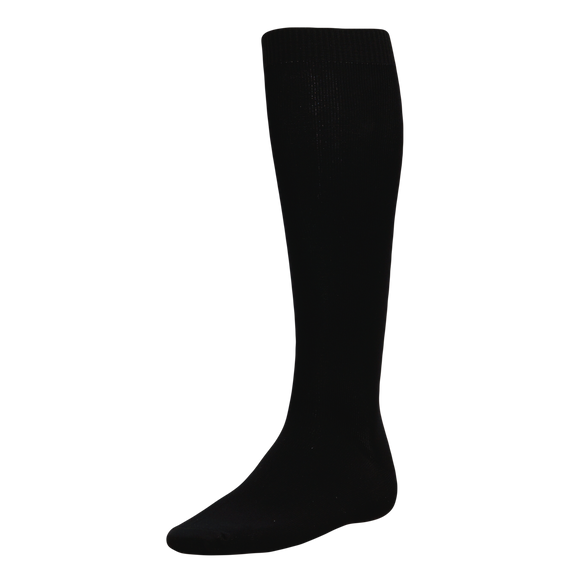 Athletic Knit (AK) BA90-001 Black Baseball Socks