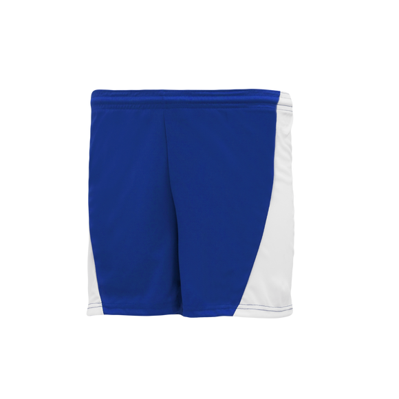 Athletic Knit (AK) BAS605L-206 Royal Blue/White Ladies Baseball Shorts - PSH Sports
