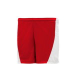 Athletic Knit (AK) BAS605L-208 Red/White Ladies Baseball Shorts - PSH Sports