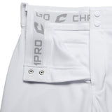 Champro BP101 White Triple Crown Knicker with Scarlet/Red Braid Youth Baseball Pant