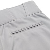 Champro BP11P Tournament Grey Traditional Womens Low-Rise Softball Pant with Black Braid