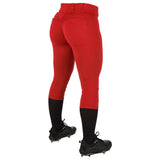 Champro BP11 Tournament Scarlet/Red Traditional Womens Low-Rise Softball Pant