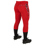 Champro BP23 Leadoff Scarlet/Red Traditional Womens Low-Rise Softball Pant