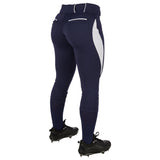 Champro BP28 Surge Navy/White Traditional Style Womens Low-Rise Softball Pant