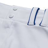 Champro BP28 Surge White/Royal Blue Traditional Style Girls Low-Rise Softball Pant