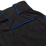 Champro BP28 Surge Black/Royal Blue Traditional Style Girls Low-Rise Softball Pant