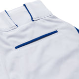 Champro BP28 Surge White/Royal Blue Traditional Style Womens Low-Rise Softball Pant