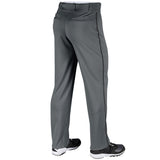 Champro BP91U Graphite Triple Crown Open Bottom Youth Baseball Pant with Black Piping