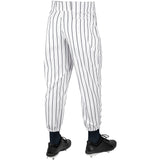Champro BPPIN White with Navy Pinstripes Triple Crown Youth Baseball Pant