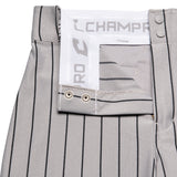 Champro BPPIN Grey with Black Pinstripes Triple Crown Adult Baseball Pant
