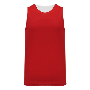 Athletic Knit (AK) BR1105A-208 Adult Red/White Reversible League Basketball Jersey