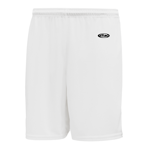 Athletic Knit (AK) SS1300M-000 Mens White Soccer Shorts