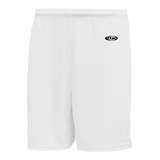 Athletic Knit (AK) SS1300M-000 Mens White Soccer Shorts