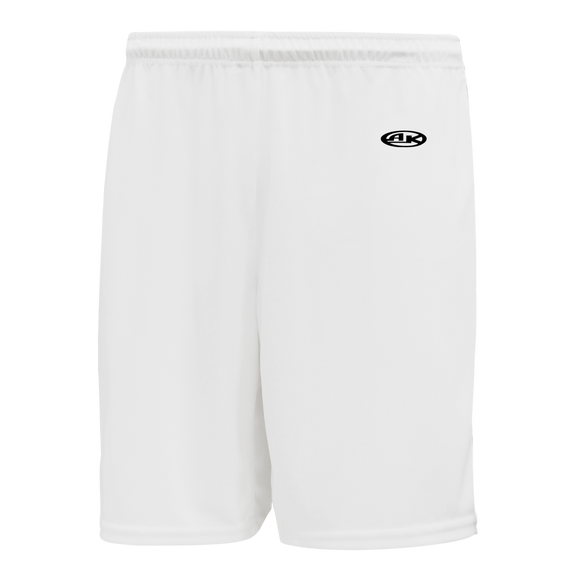 Athletic Knit AK BS1300Y 000 Youth White Basketball Shorts PSH