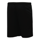 Athletic Knit (AK) SS1300L-001 Ladies Black Soccer Shorts