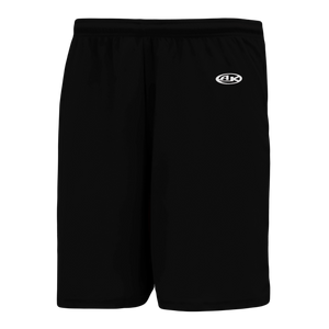 Athletic Knit (AK) BS1300M-001 Mens Black Basketball Shorts