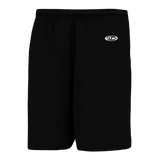 Athletic Knit (AK) SS1300Y-001 Youth Black Soccer Shorts