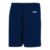 Athletic Knit (AK) SS1300M-004 Mens Navy Soccer Shorts