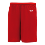 Athletic Knit (AK) BS1300L-005 Ladies Red Basketball Shorts