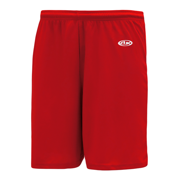 Athletic Knit (AK) BS1300Y-005 Youth Red Basketball Shorts