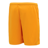 Athletic Knit (AK) SS1300L-006 Ladies Gold Soccer Shorts