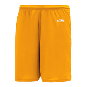 Athletic Knit (AK) LS1300Y-006 Youth Gold Lacrosse Shorts
