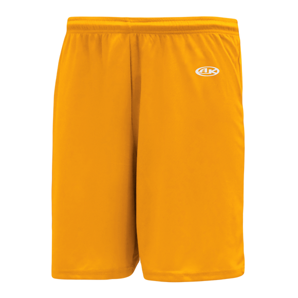 Athletic Knit (AK) BS1300L-006 Ladies Gold Basketball Shorts