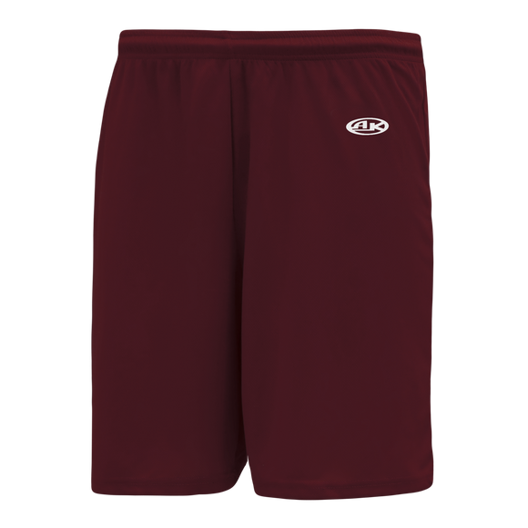 Athletic Knit (AK) VS1300Y-009 Youth Maroon Volleyball Shorts