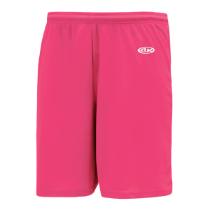 Athletic Knit (AK) VS1300L-014 Ladies Pink Volleyball Shorts