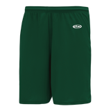 Athletic Knit (AK) SS1300M-029 Mens Dark Green Soccer Shorts