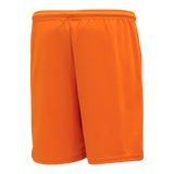 Athletic Knit (AK) BS1300L-064 Ladies Orange Basketball Shorts