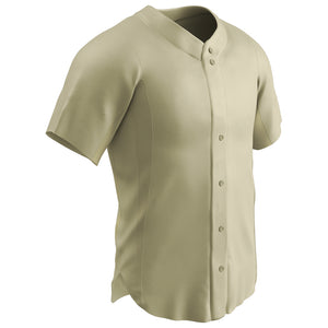 Champro BS149 Reliever Natural Full Button Adult Baseball Jersey