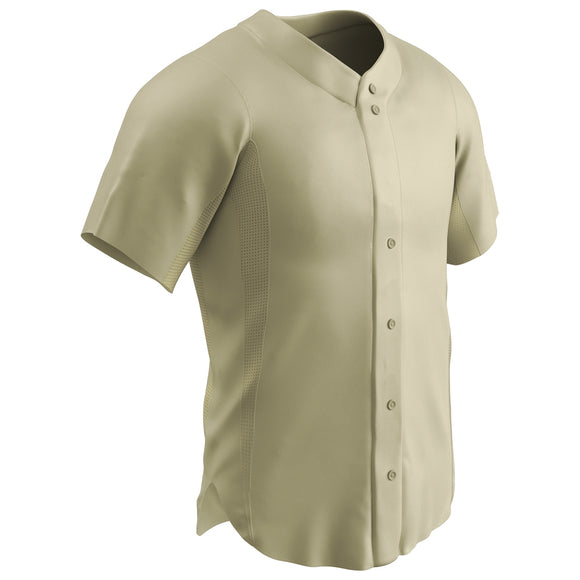 Champro BS149 Reliever Natural Full Button Youth Baseball Jersey