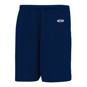 Athletic Knit (AK) SS1700M-004 Mens Navy Soccer Shorts