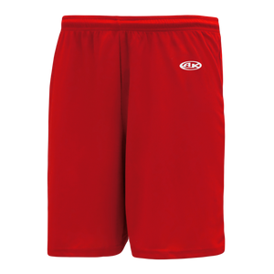 Athletic Knit AK VS1700M 005 Mens Red Volleyball Shorts Large