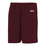 Athletic Knit (AK) SS1700M-009 Mens Maroon Soccer Shorts