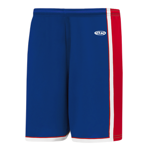 Athletic Knit (AK) BS1735A-333 Adult Detroit Pistons Royal Blue Pro Basketball Shorts