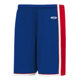 Athletic Knit (AK) BS1735A-333 Adult Detroit Pistons Royal Blue Pro Basketball Shorts
