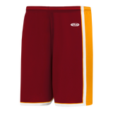 Athletic Knit (AK) BS1735A-427 Adult Atlanta Hawks AV Red Pro Basketball Shorts