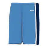 Athletic Knit (AK) BS1735Y-475 Youth Sky Blue/Navy/White Pro Basketball Shorts