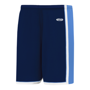 Athletic Knit (AK) BS1735Y-761 Youth Navy/Sky Blue/White Pro Basketball Shorts