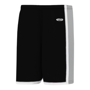 Athletic Knit (AK) BS1735A-918 Adult San Antonio Spurs Black Pro Basketball Shorts