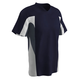 Champro BS34 Relief Navy V-Neck Youth Baseball Jersey