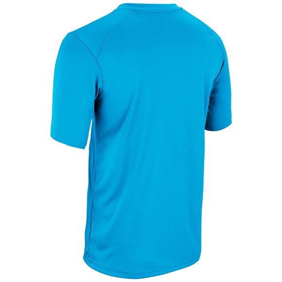 Champro BS53 Turn Two Neon Blue Youth 2-Button Baseball Jersey