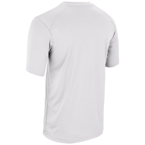 Champro BS53 Turn Two White Adult 2-Button Baseball Jersey